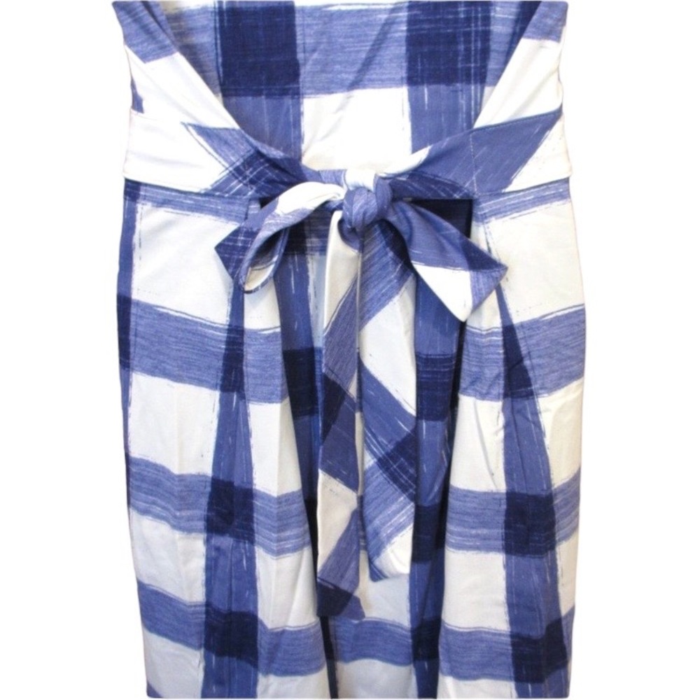 VINEYARD VINES Painted Gingham Print Sleeveless Tie Waist Dress size S - Picture 5 of 11